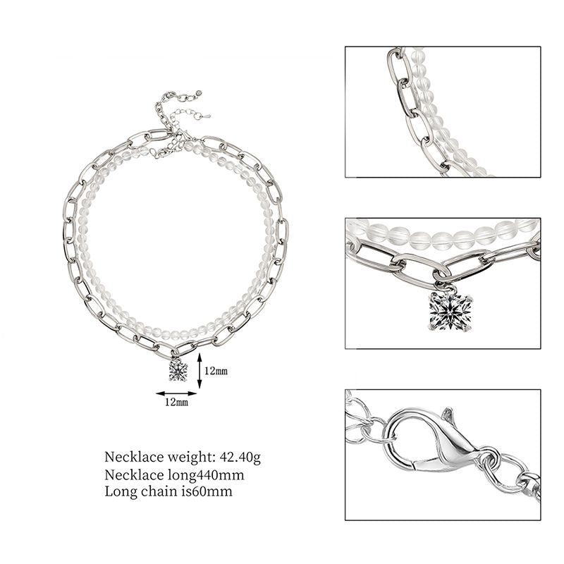 Explosion Style Simple Wind Back Shape Chain