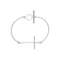 Letter Circle Ot Buckle Geometric Bracelet Women