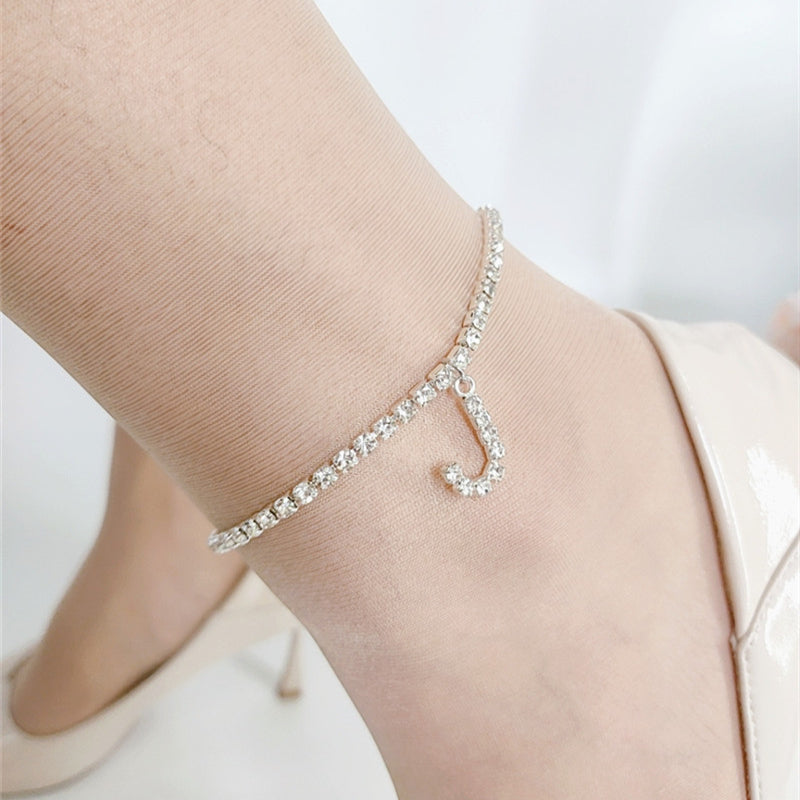 Fashion Personality Capital Letters Alloy Anklet