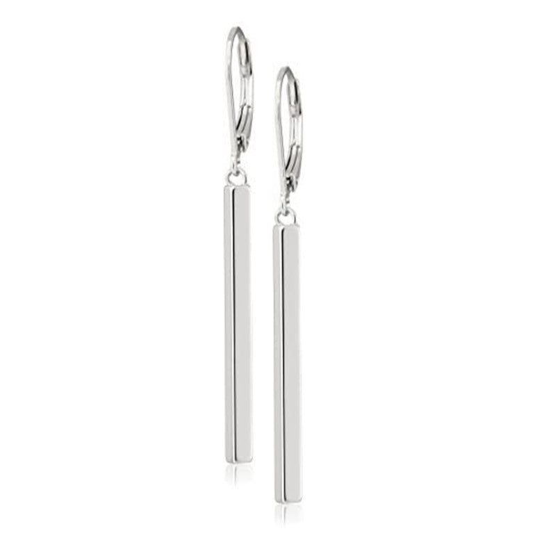 Rectangular Pendant D-shaped Buckle Women's Earrings