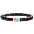Men's Natural Imperial Stone Spacer Bracelet
