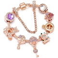 Rose Series Princess Crown Pendant Lady Bracelet