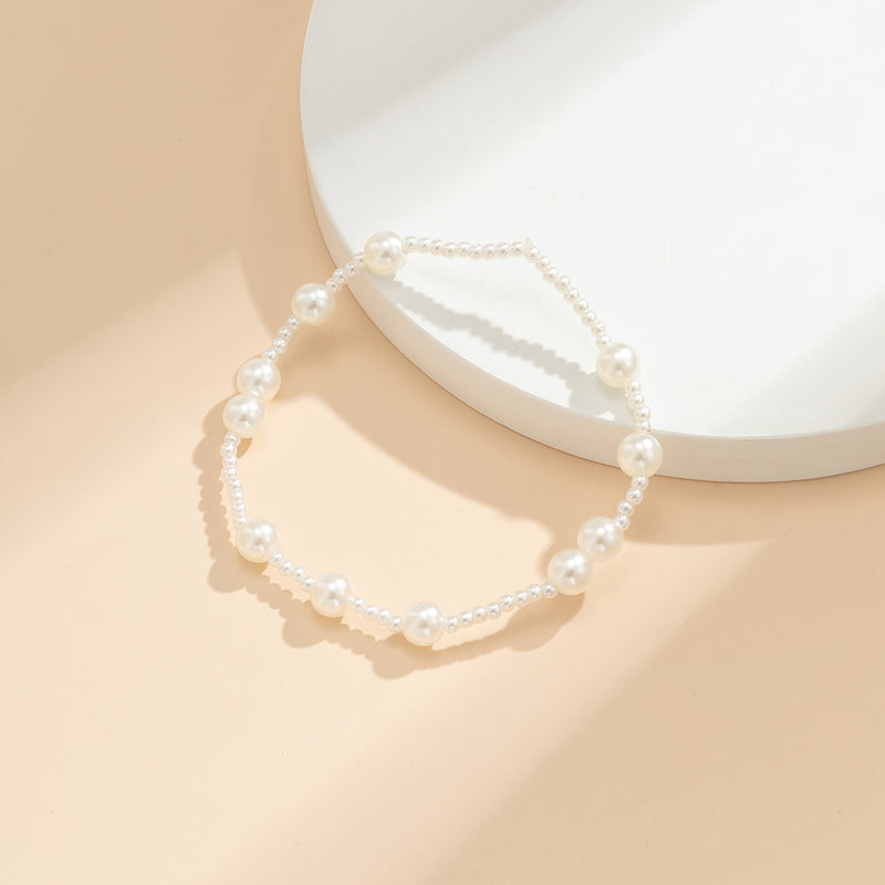 Accessories Woven Pearl Beach Simple Single Anklet
