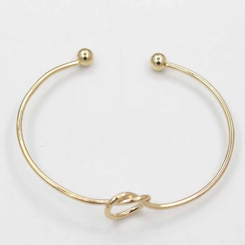 Knotted Bracelet With Adjustable Opening