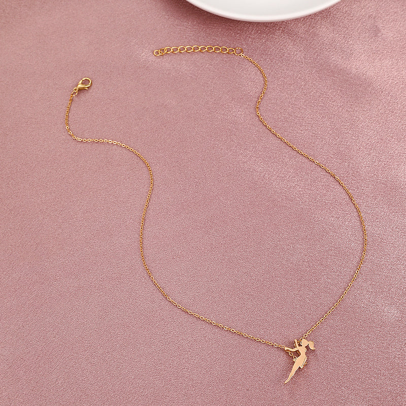 Elegant Temperament Girl Swing Clavicle Chain Fashionable And Simple