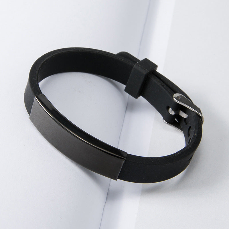 Fashionable Simple Silicone Men's Bracelet