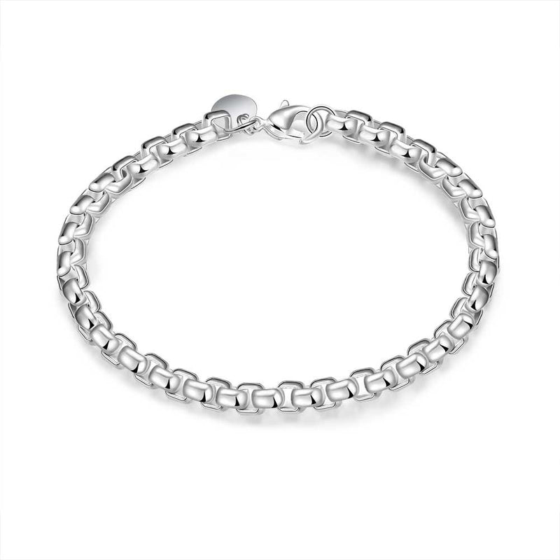 4MM Silver Plated Box Chain