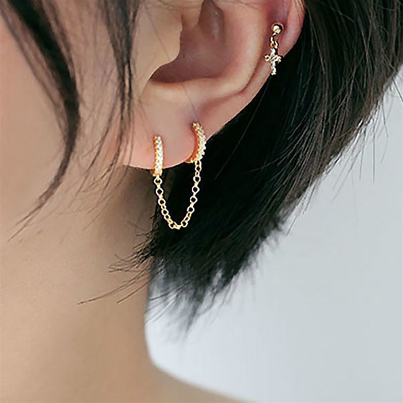 Exquisite Fashion Ladies Long Chain Earrings