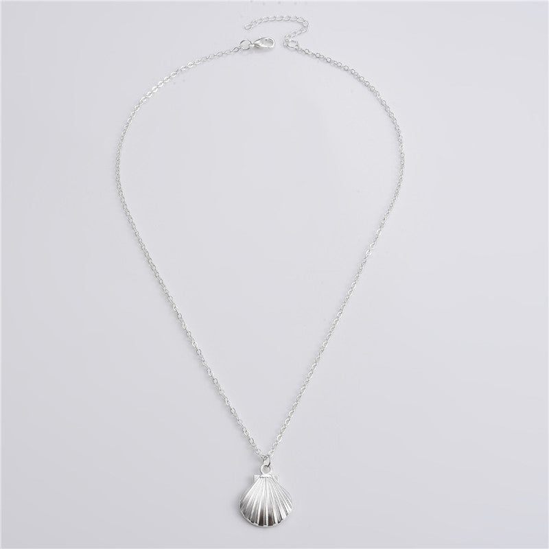 Female Clavicle Chain Fashion Geometric Metal Shell