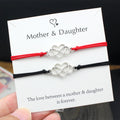 Heart Shaped Wax Wire Braided Bracelet