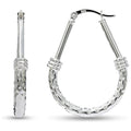 Fashion Simple Ladies Alloy Big Hoop Earrings