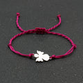 Stainless Steel Little Angel Bracelet Hand Woven Simple Adjustable