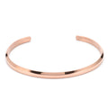 Bevel Fashion 18K Simple C Shape Titanium Steel Bracelet