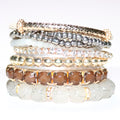 Multi-layer Bohemian Bracelet Micro Glass Bead Bracelet