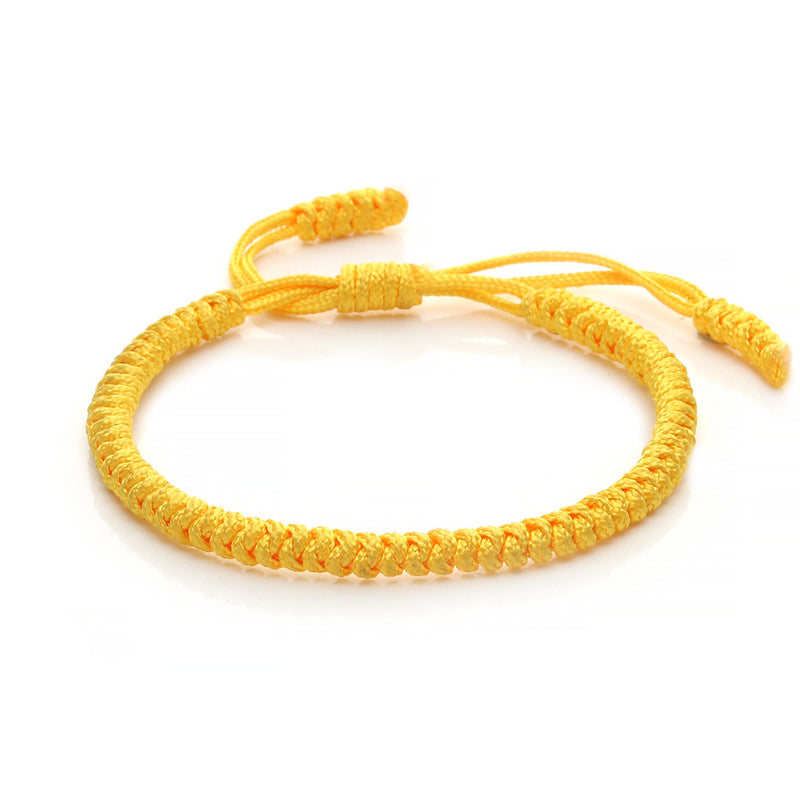 Ethnic Style,  Hand-woven Red Knots Rope Bracelet