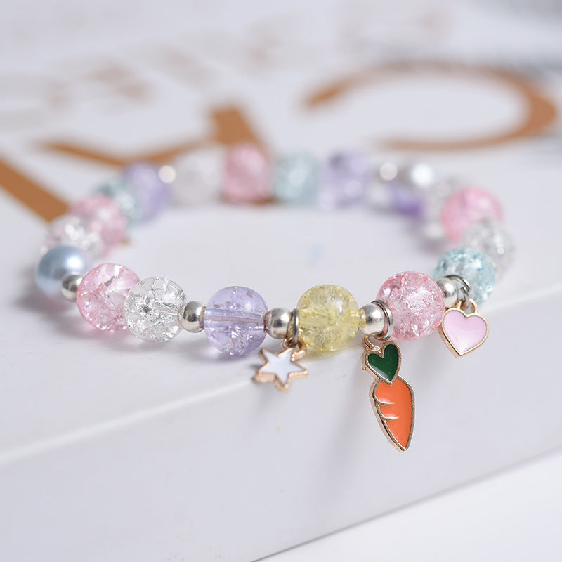 Korean Style Fashion Popping Crystal Small Daisy Bracelet