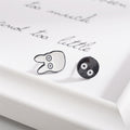 Japanese Cartoon Cute Asymmetrical Earrings French Retro