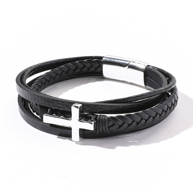 Simple And Fashionable Punk Style Magnetic Multi-layer Bracelet Bracelet