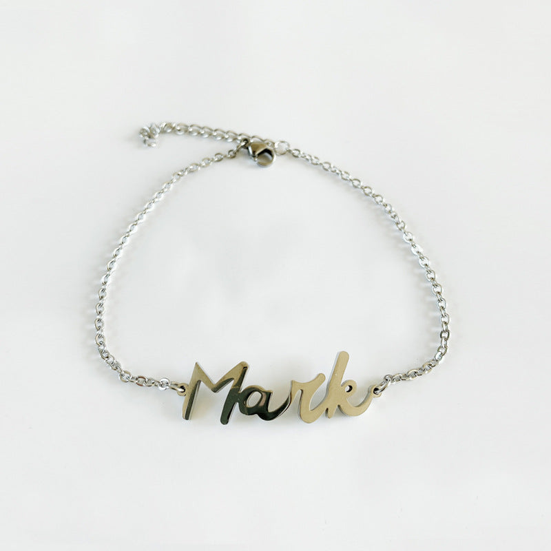 K-POP NCT Member Signature Letter Bracelet