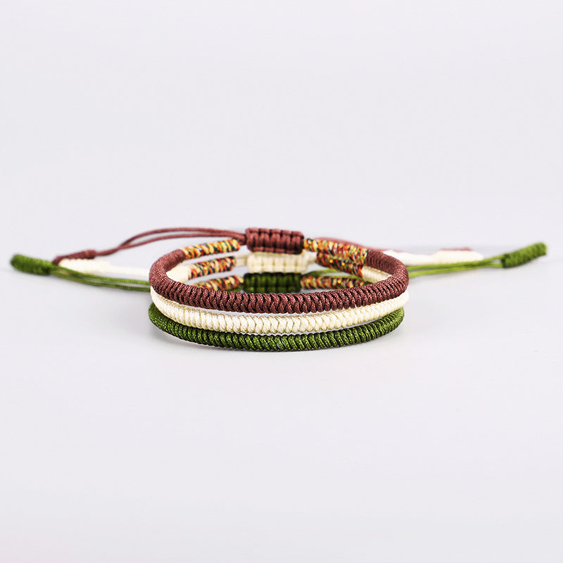 Literary Bracelet National Wind Year Red Hand Rope