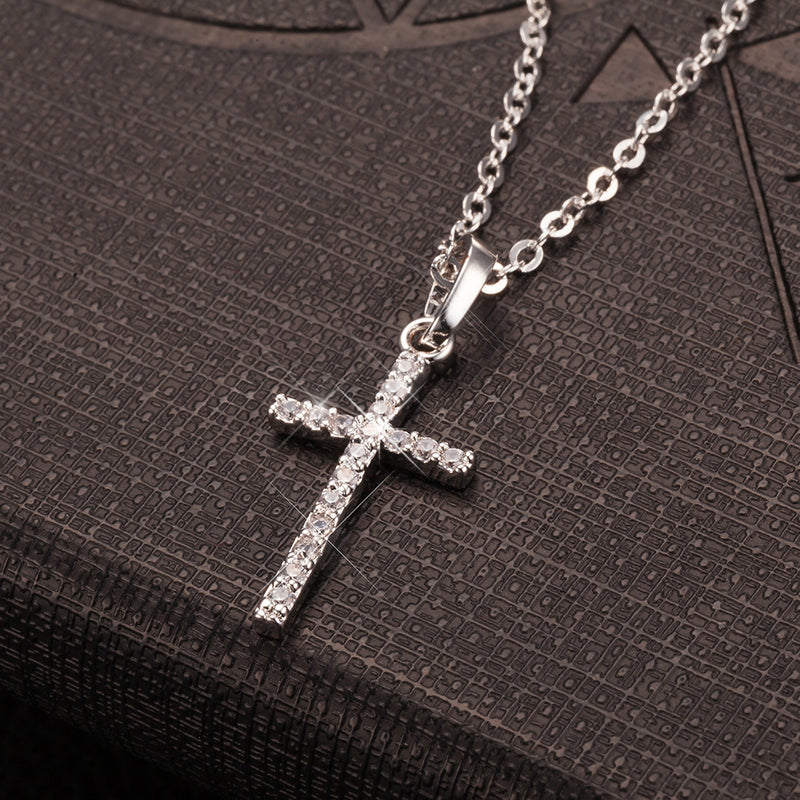 Simple Retro Cross Pendant Ins