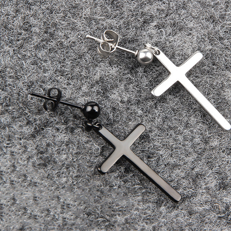 Titanium Steel Cross Japanese Korean Version Temperament