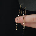 Women's Tassel Long Earrings To Show Thin Face