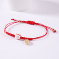Red String Woven Lucky Cat Bracelet