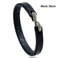 Retro Simple Leather Bracelet Men's All-match Punk Rock Leather Bracelet