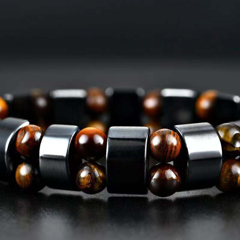 Personality Black Gall Eye Stone Tiger Stone Exquisite Bracelet Magnetic