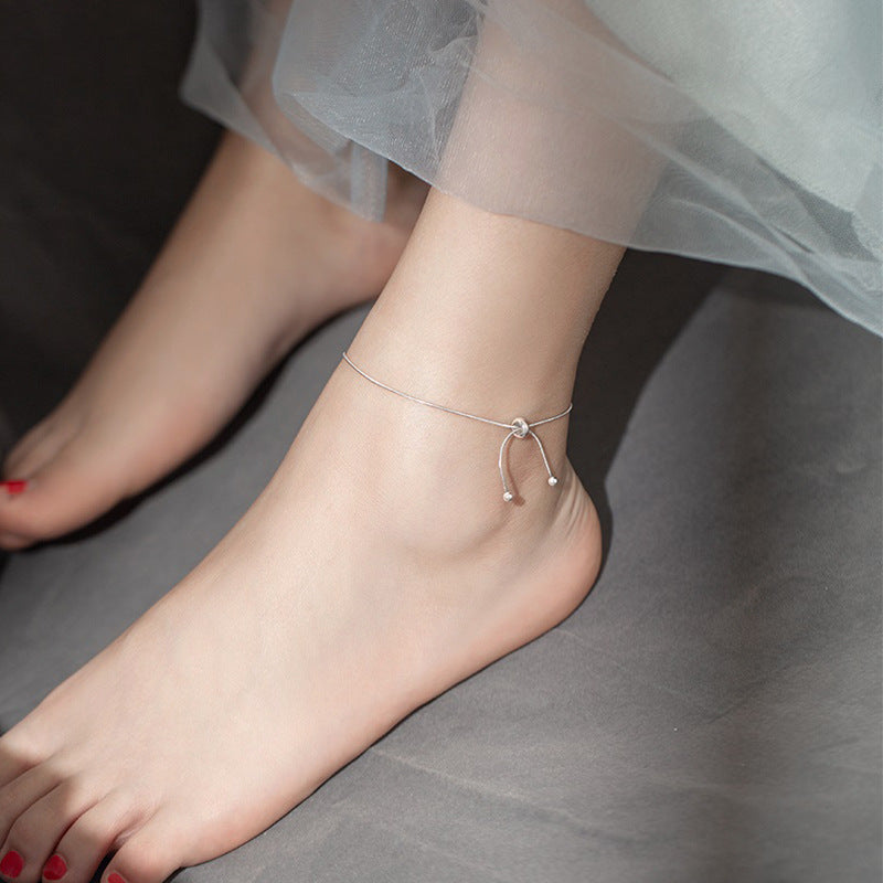 Tassel Anklet Simple Snake Bone Accessories Women