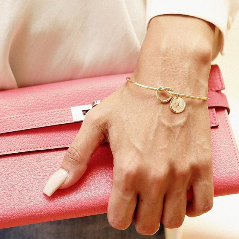 European And American Fashion Dead Knot Letter Bracelet