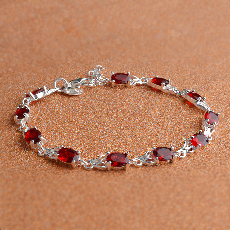Fashion And Exquisite Temperament Women's Ruby Bracelet