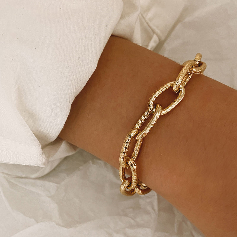 Fashion Gold Thick Chain Personality Bracelet