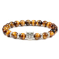 Turquoise Beaded Owl Yoga Bracelet