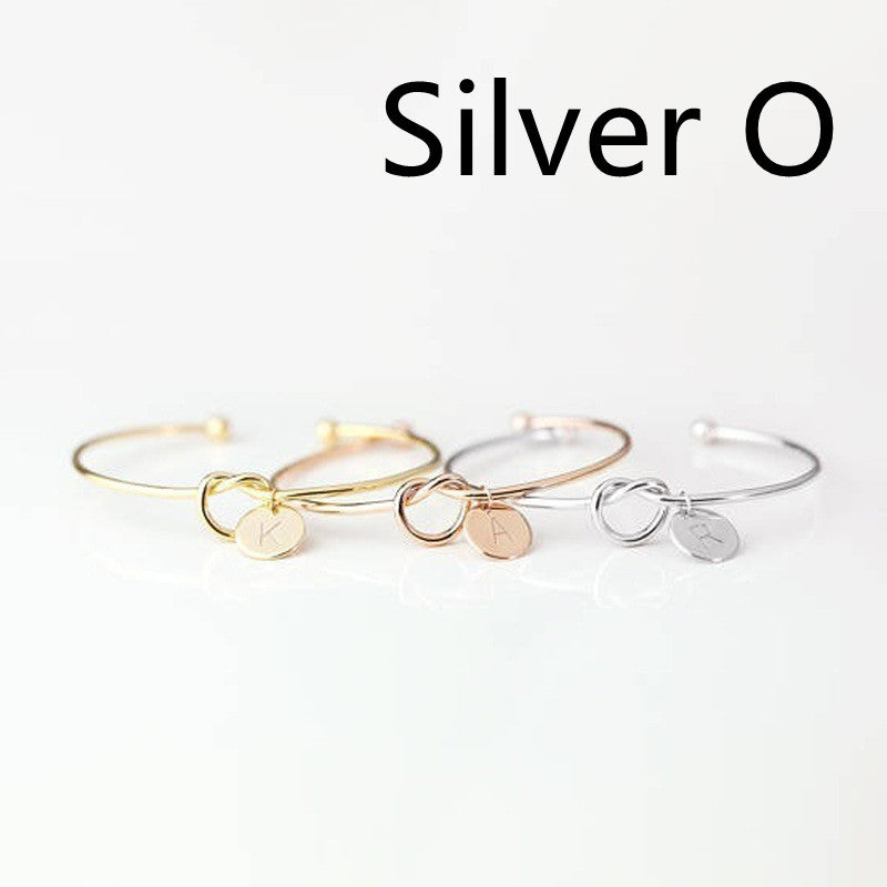 European And American Fashion Dead Knot Letter Bracelet