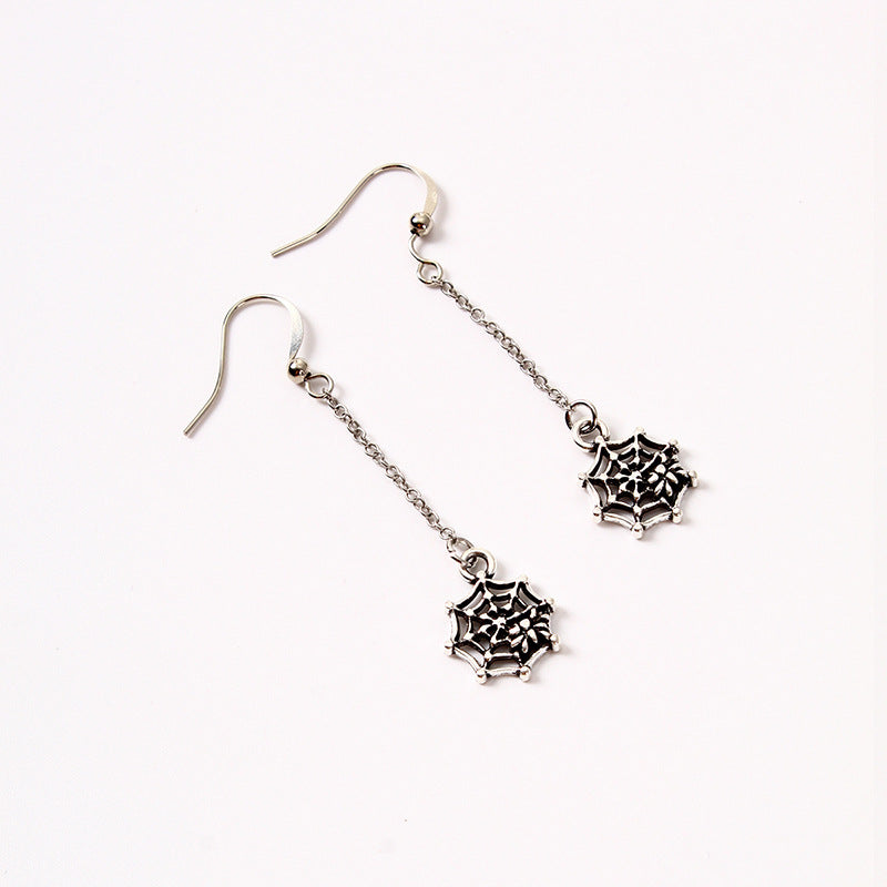 Halloween Ghost Festival Insect Spider Alloy Earrings