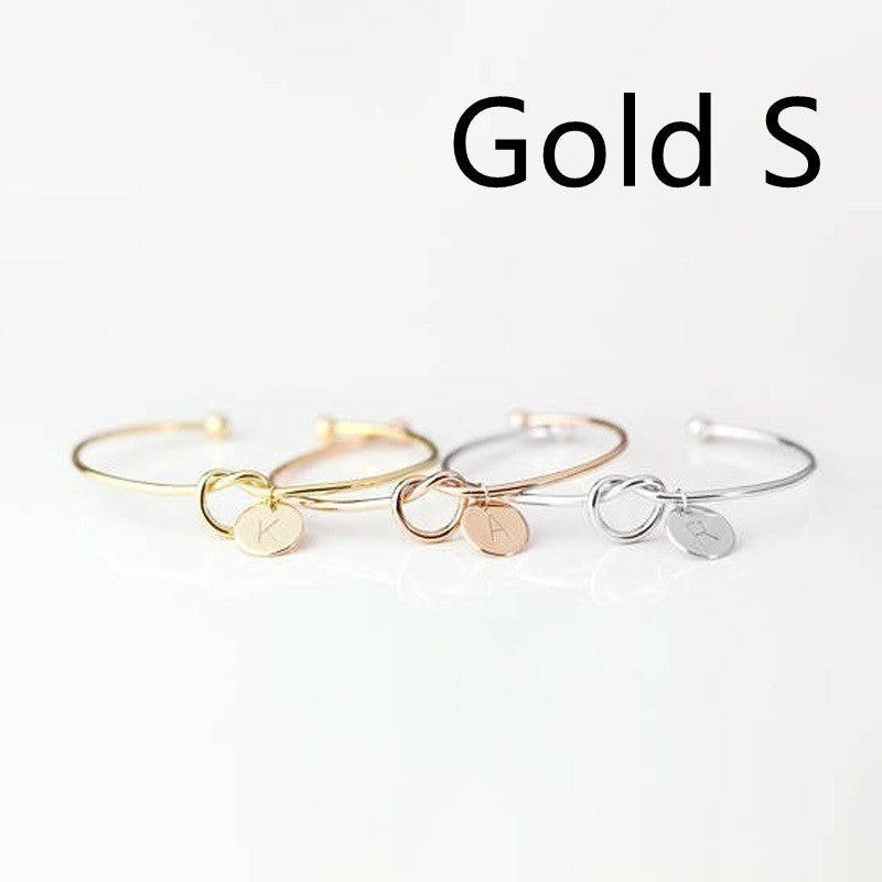 European And American Fashion Dead Knot Letter Bracelet
