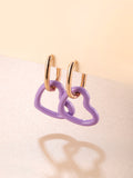 Fashionable Simple Metal Temperament Earrings