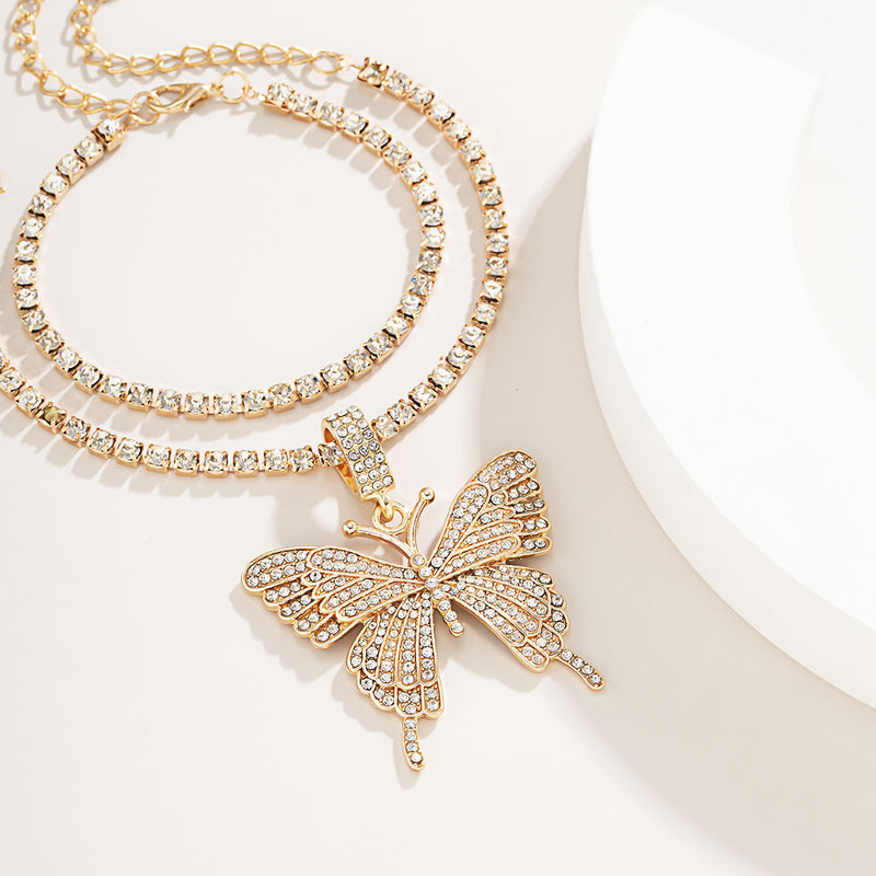 Fashion Street Shooting Multi-layer Butterfly Bracelet Women