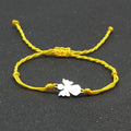 Stainless Steel Little Angel Bracelet Hand Woven Simple Adjustable