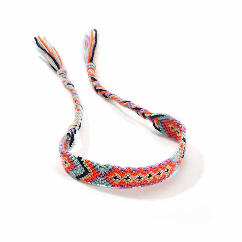 Vintage Tribal-Inspired Vibrant Totem Bracelet
