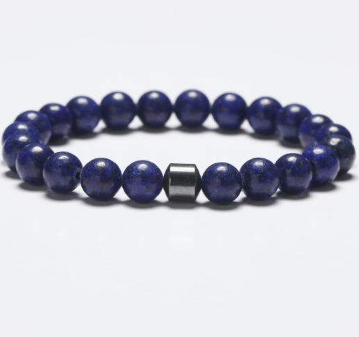 Turquoise Tiger's Eye Map Stone Malachite 8mm Men's And Women's Bracelet