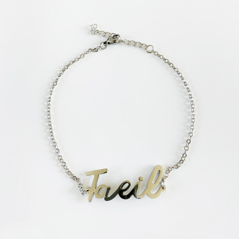 K-POP NCT Member Signature Letter Bracelet