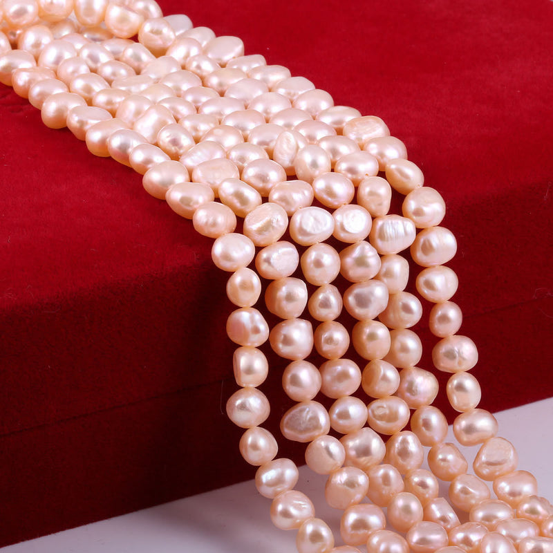 Natural Freshwater Round Pearl Necklace Bracelet