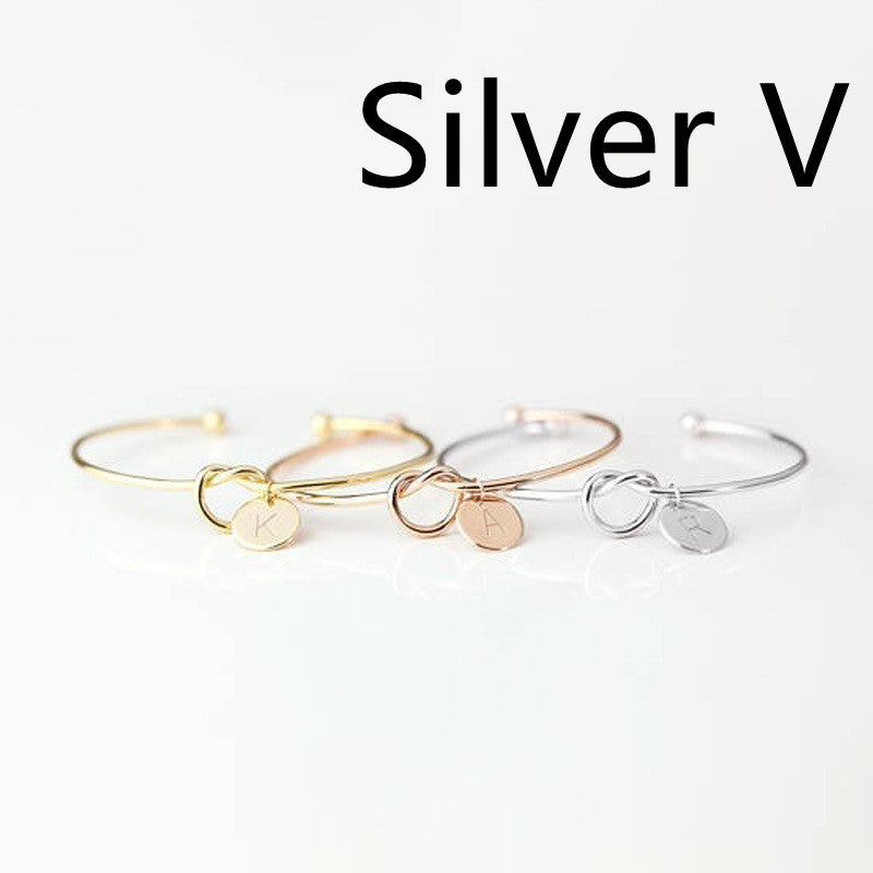 European And American Fashion Dead Knot Letter Bracelet