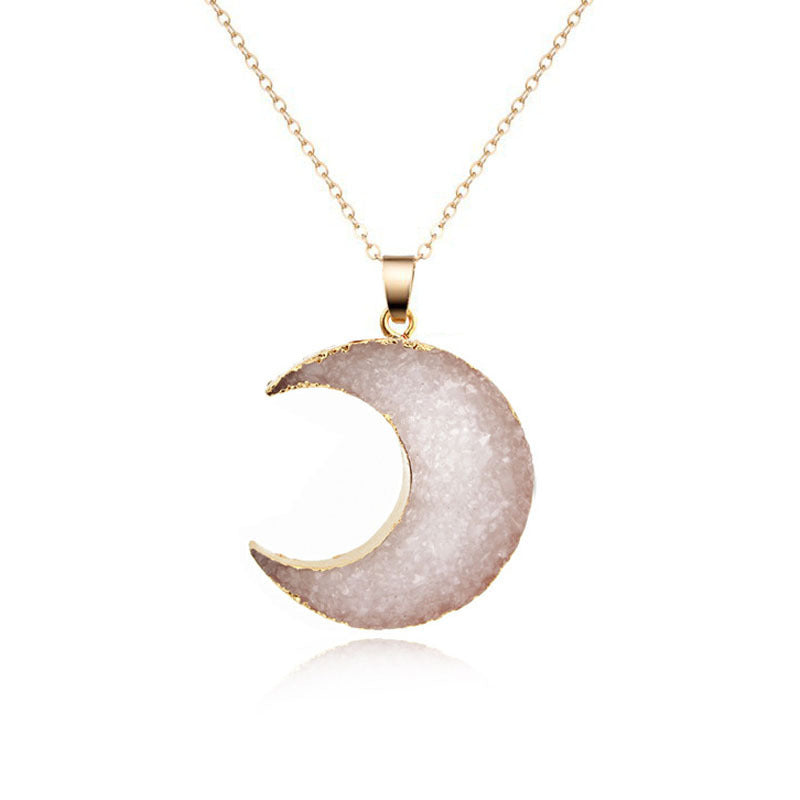 Moon Necklace Sweater Chain Pendant Foreign Trade Necklace