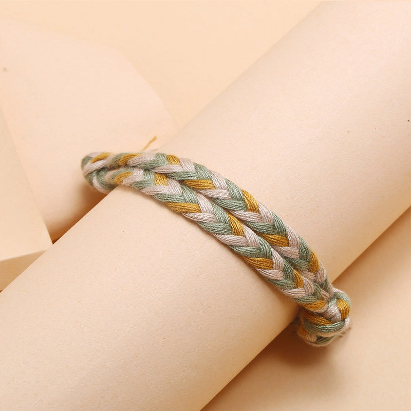 Temperament Fashion And Popular Geometric Woven Jewelry
