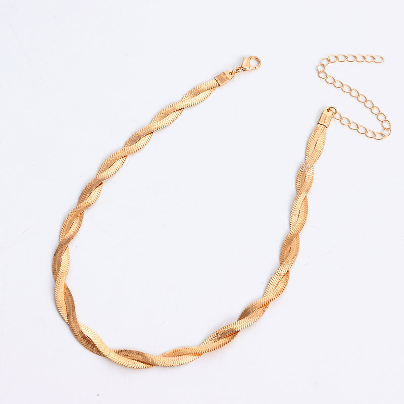 Fashion Double-wrapped Snake-bone Necklace For Women