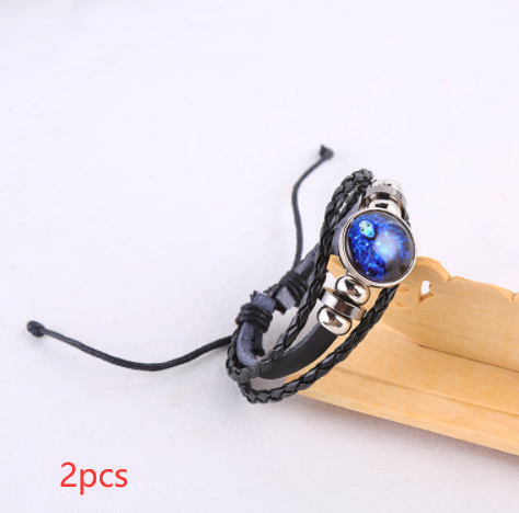 Creative Fashion Trend Twelve Constellation Luminous Bracelet